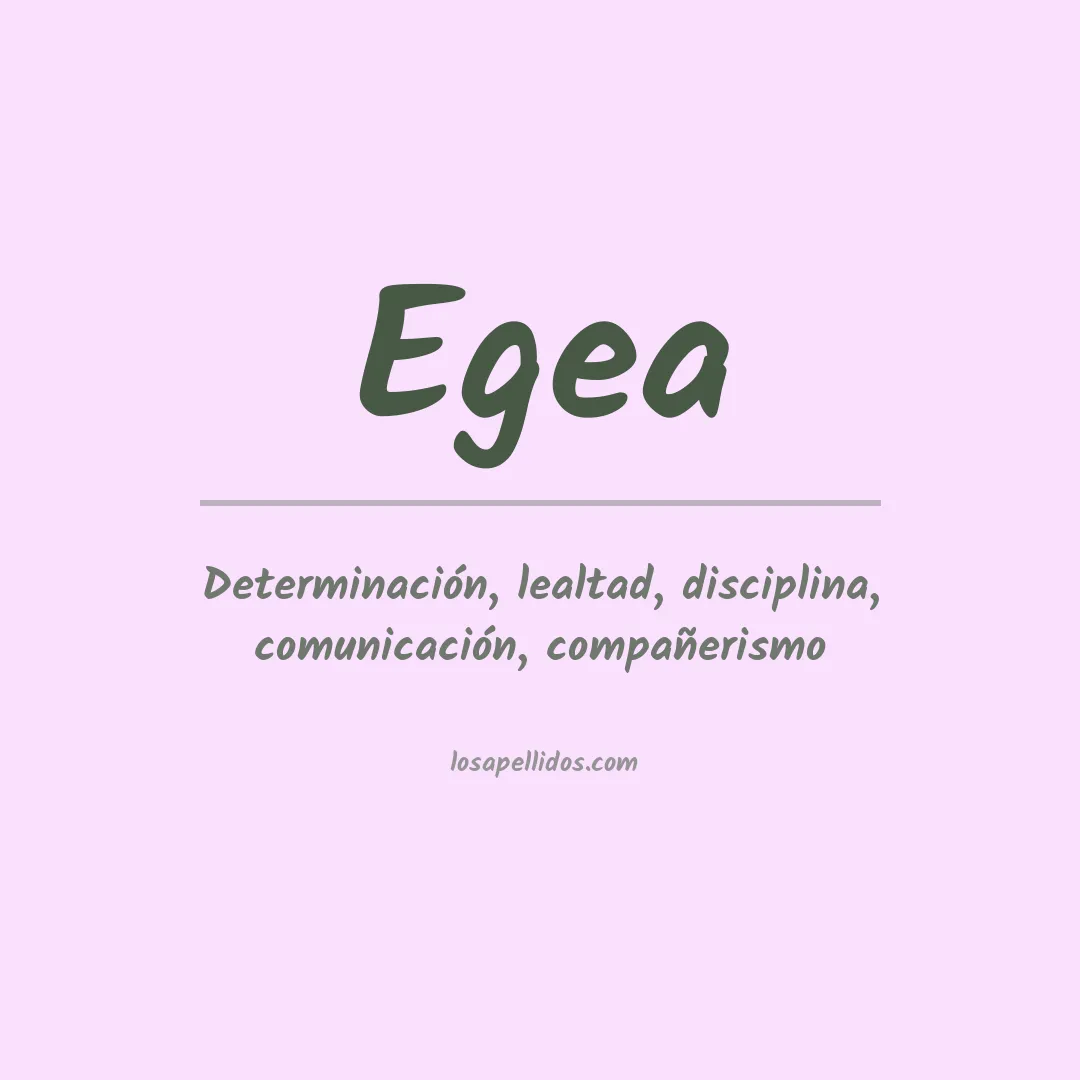 Apellido Egea