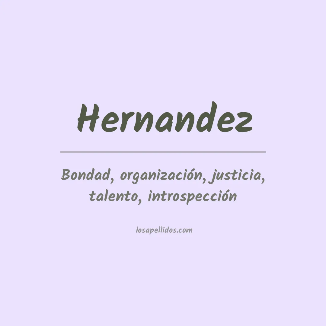 Apellido Hernandez