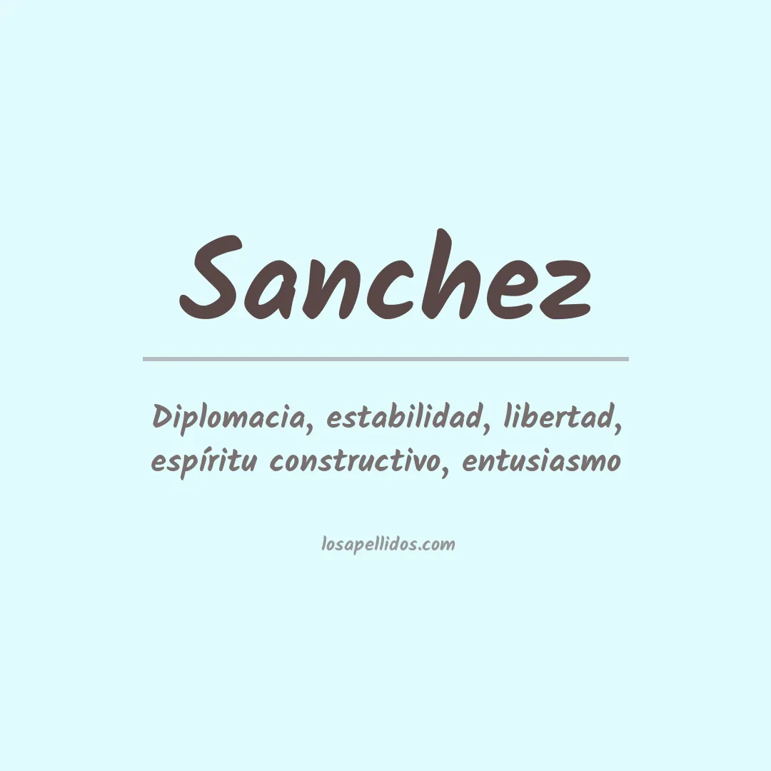 Apellido Sanchez