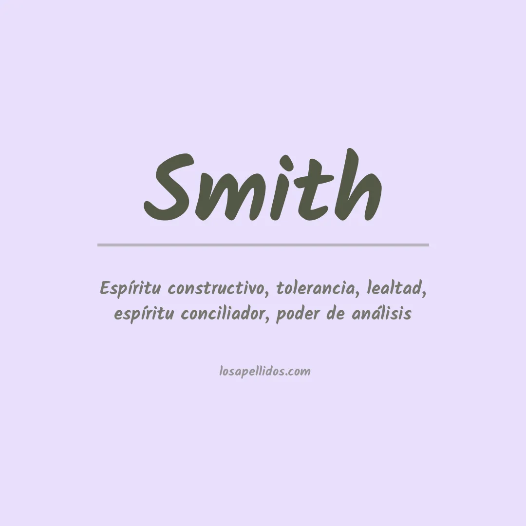 Apellido Smith