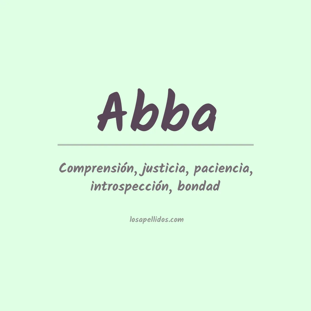Apellido Abba