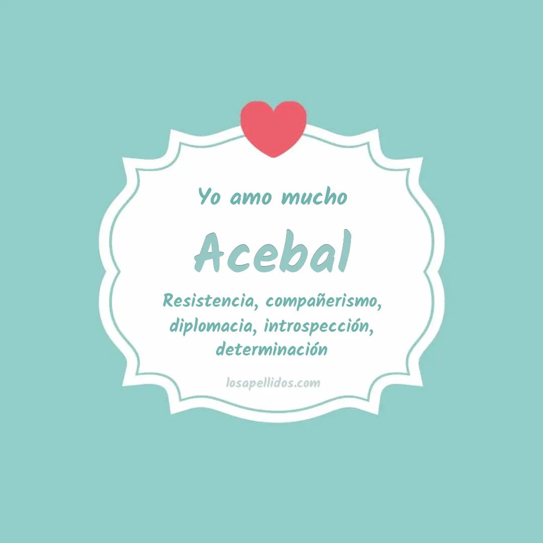 Yo amo mucho Acebal