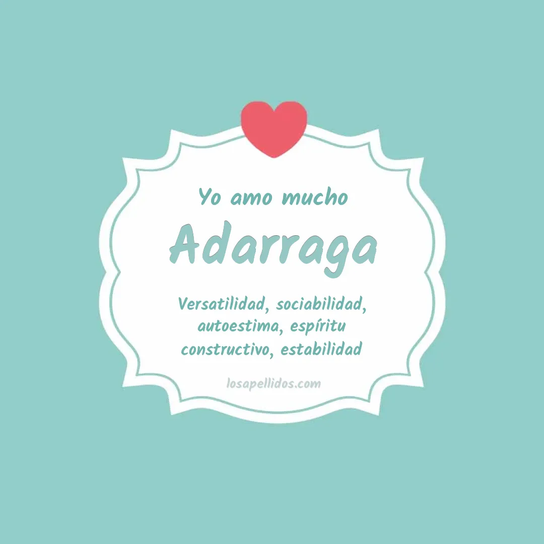 Yo amo mucho Adarraga