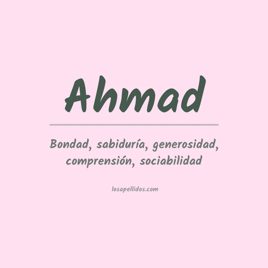 Apellido Ahmad