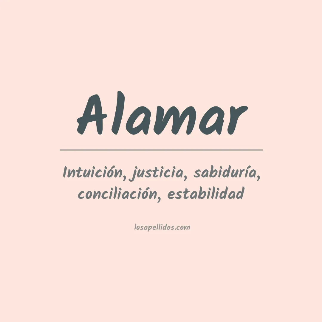 Significado del Apellido Alamar