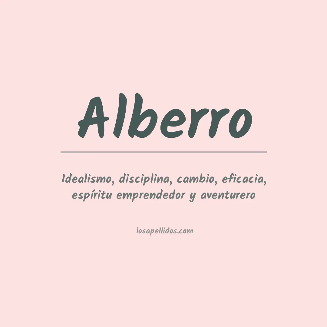 Significado del Apellido Alberro