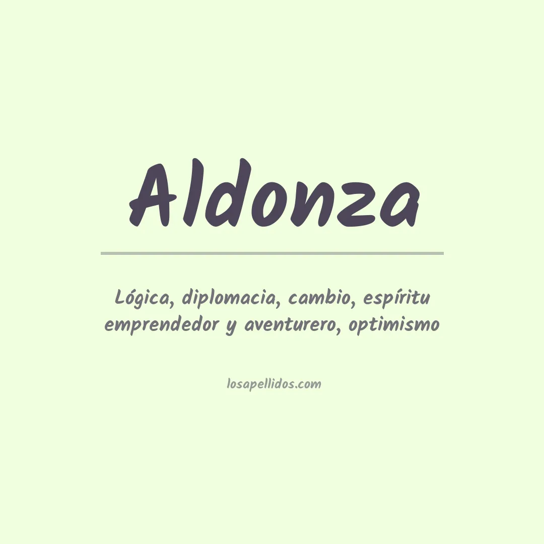 Significado del Apellido Aldonza