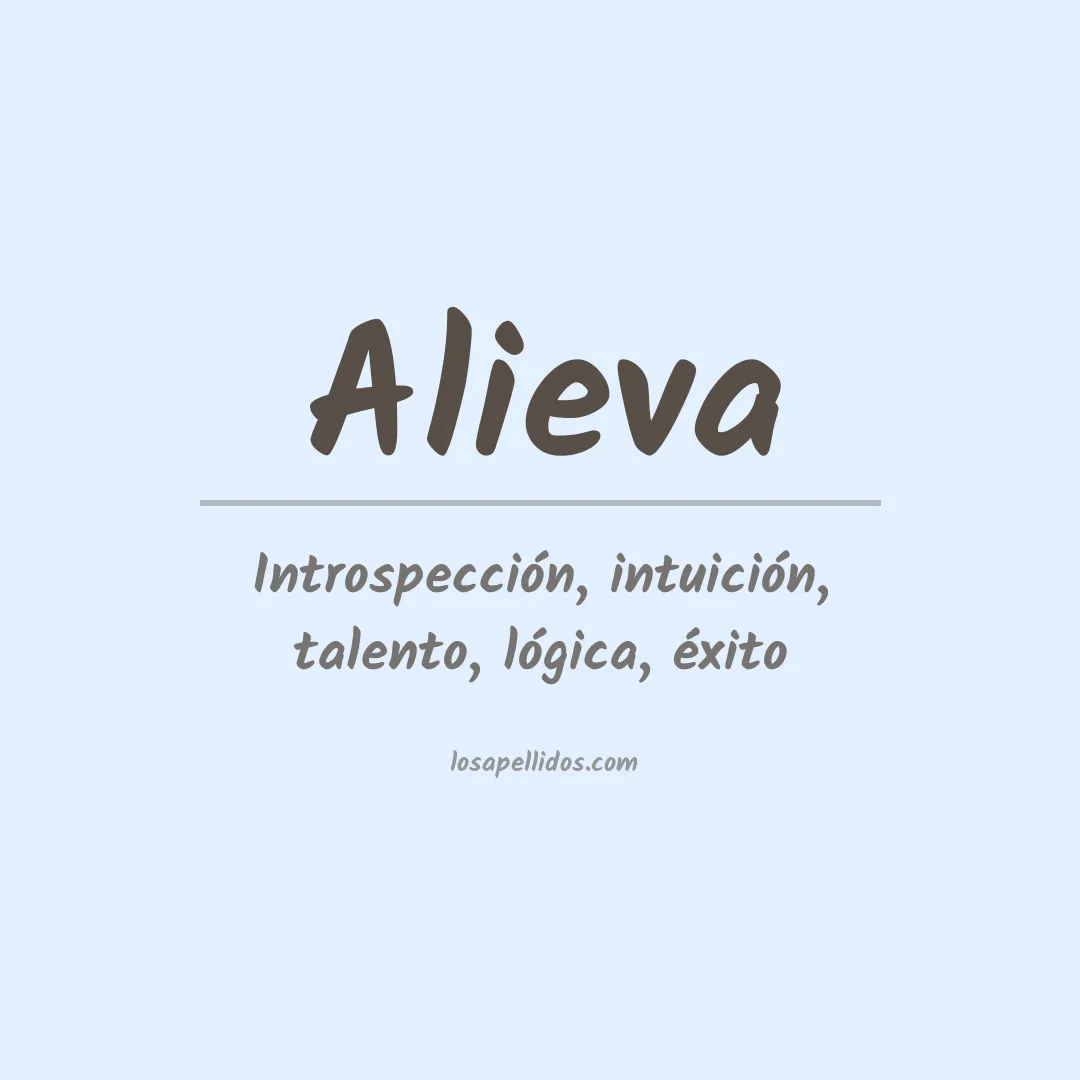 Apellido Alieva