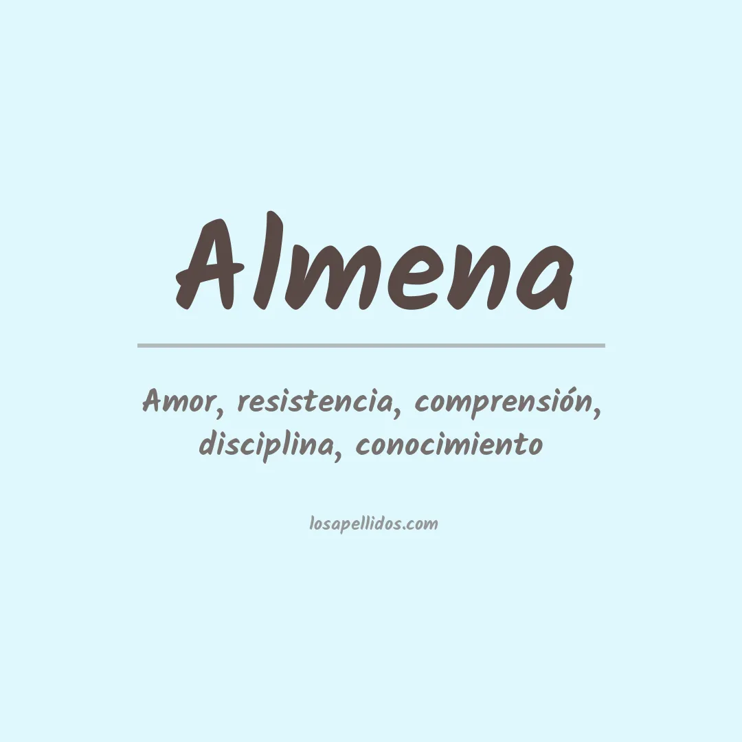 Significado del Apellido Almena