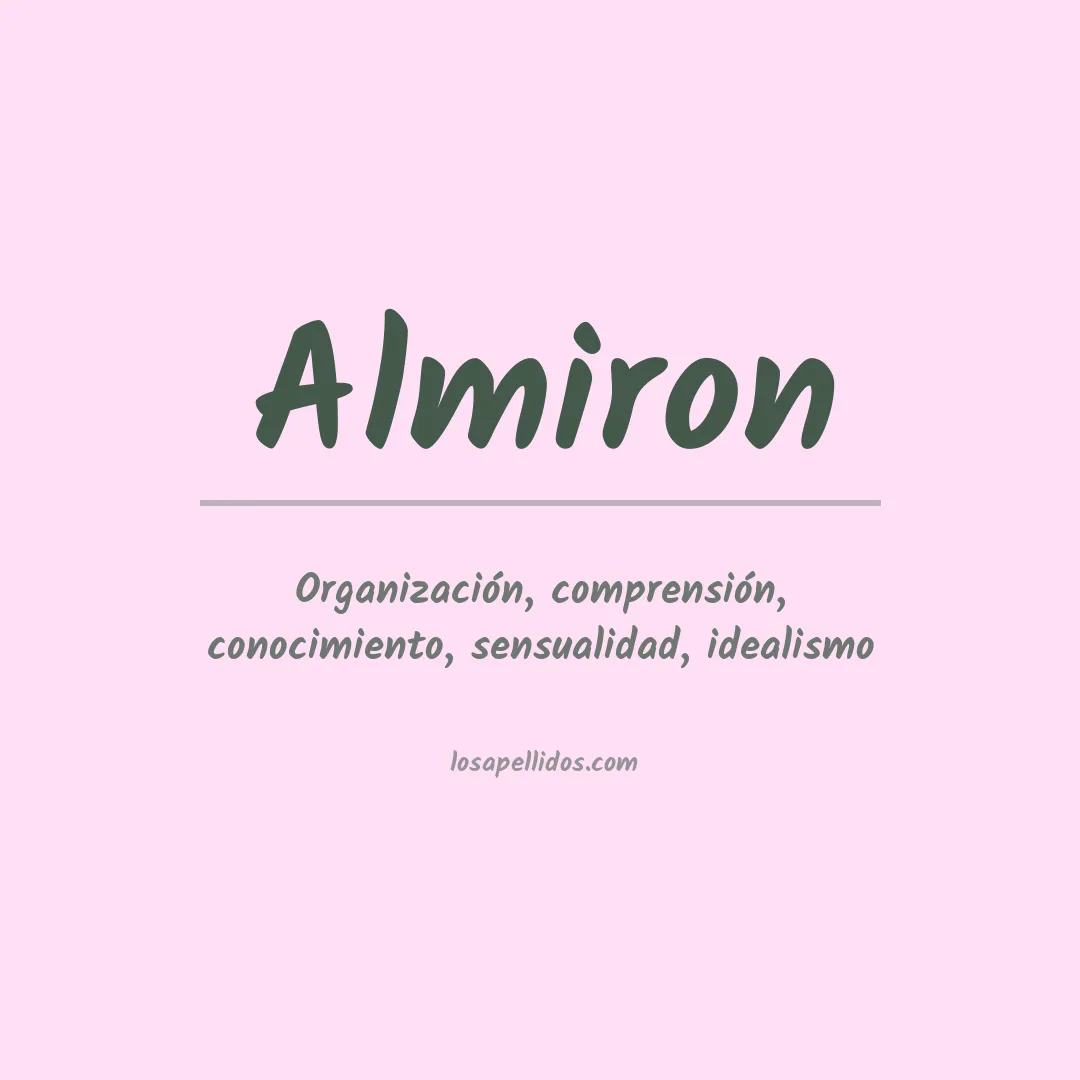 Significado del Apellido Almiron