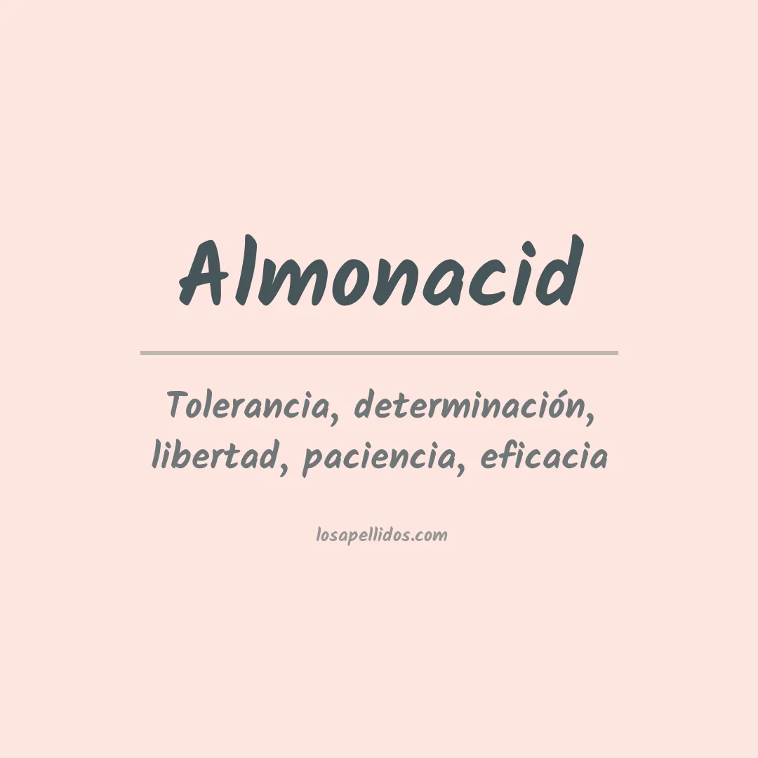 Significado del Apellido Almonacid