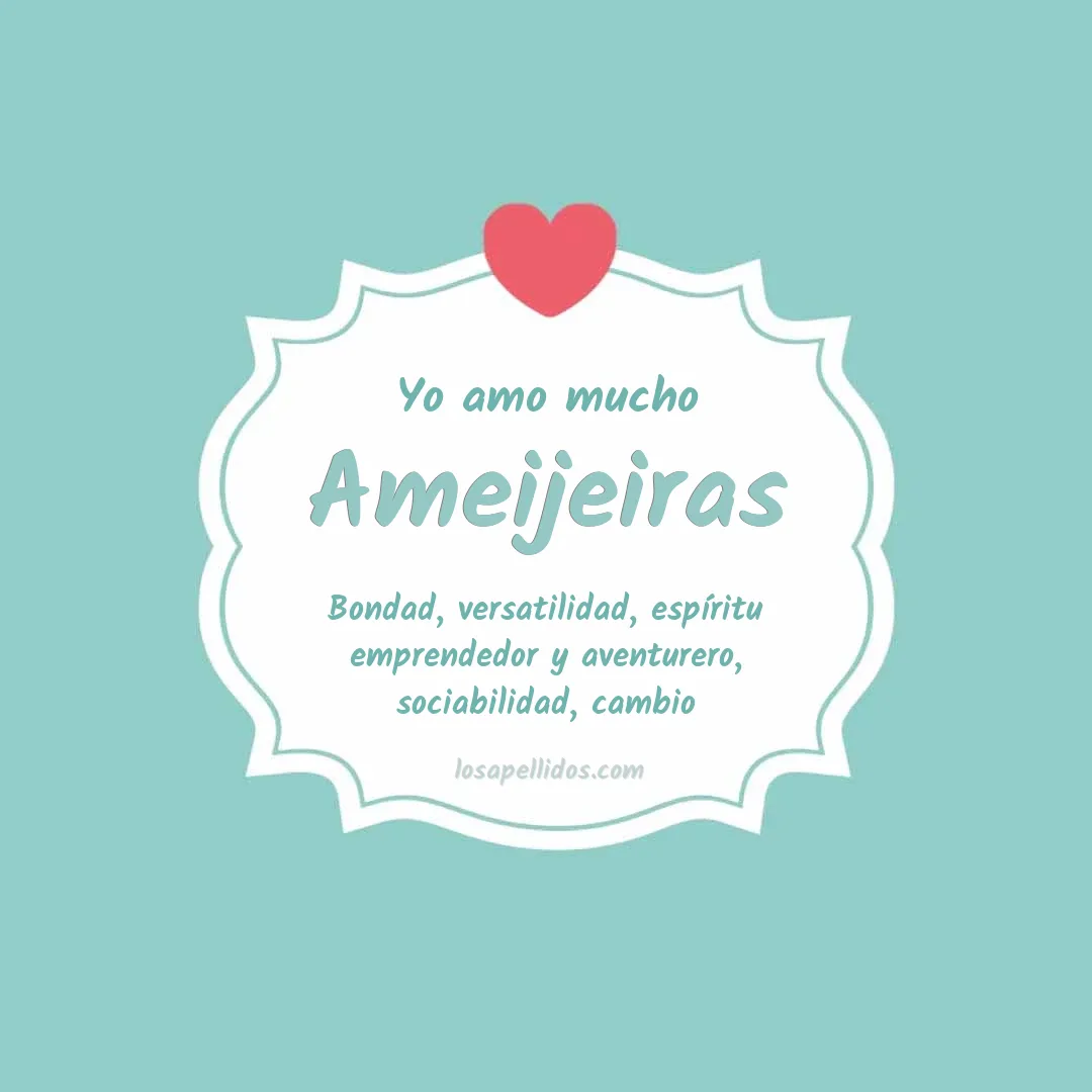 Yo amo mucho Ameijeiras