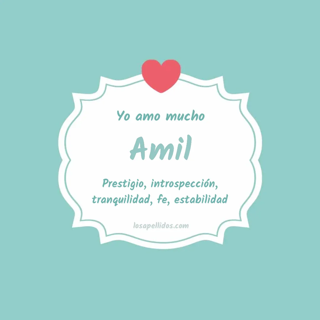 Yo amo mucho Amil