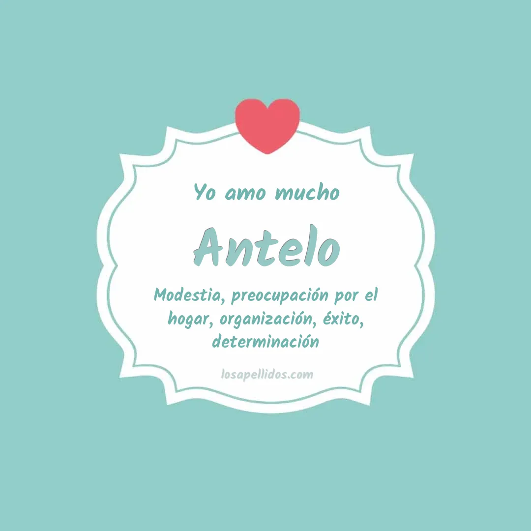 Yo amo mucho Antelo