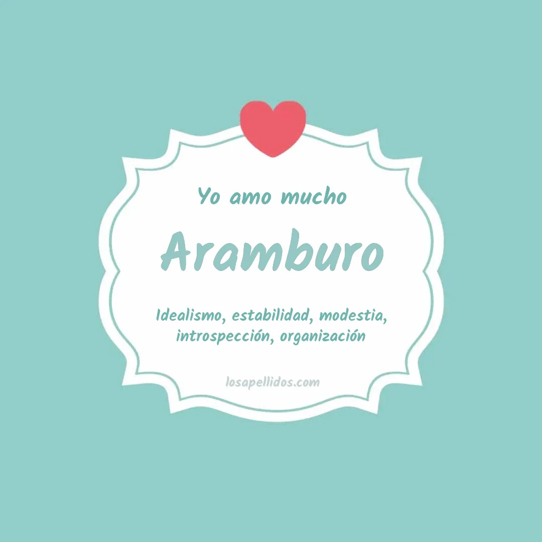 Yo amo mucho Aramburo