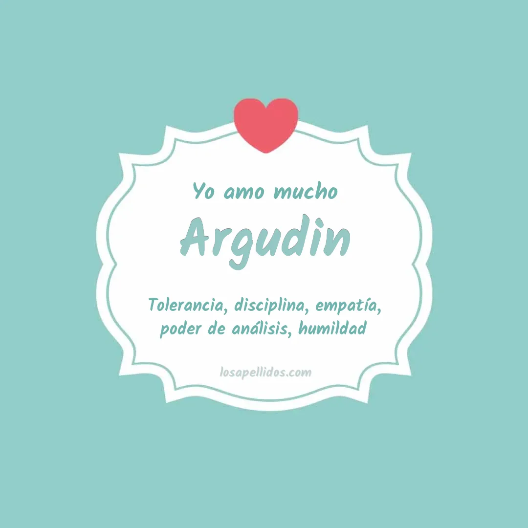 Yo amo mucho Argudin