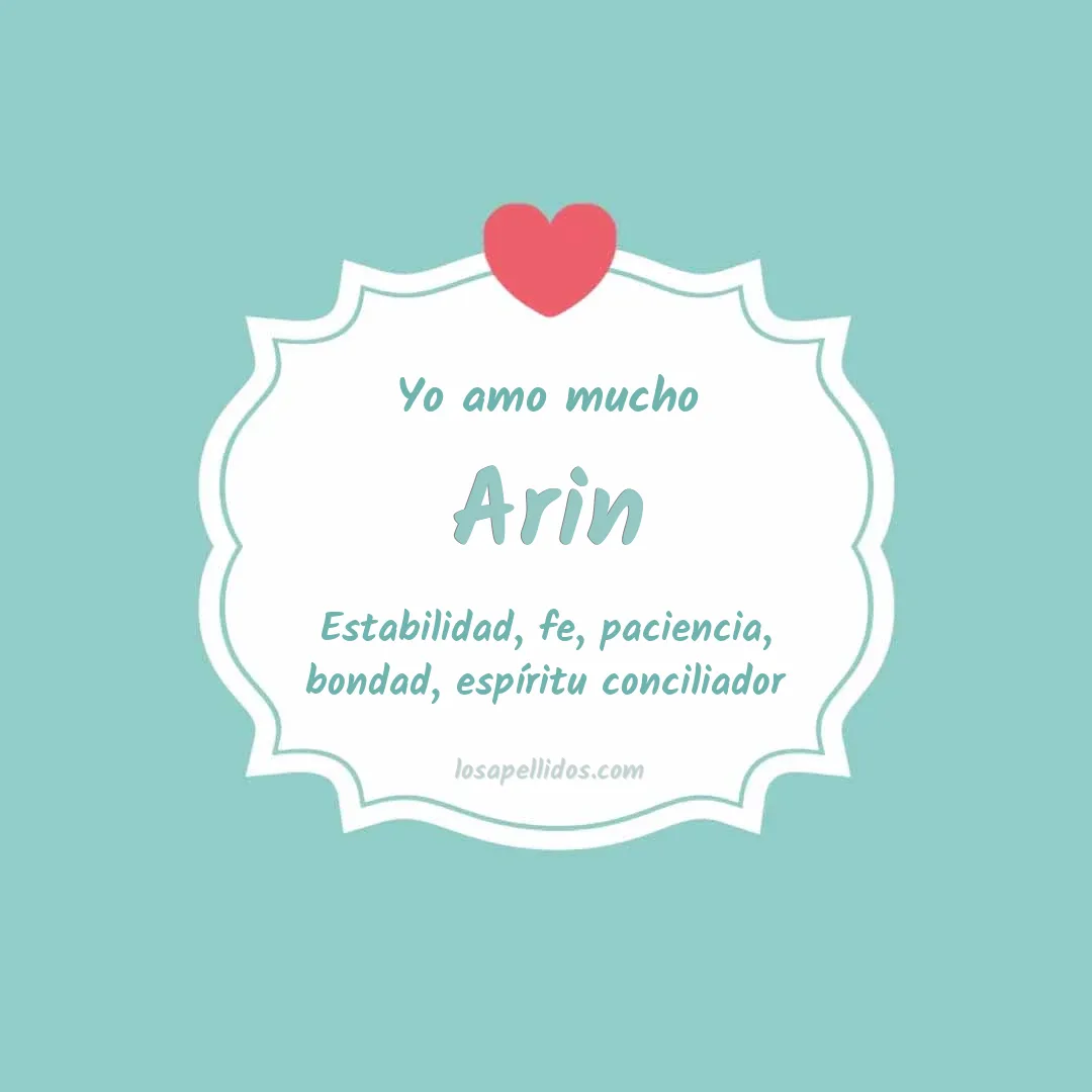 Yo amo mucho Arin