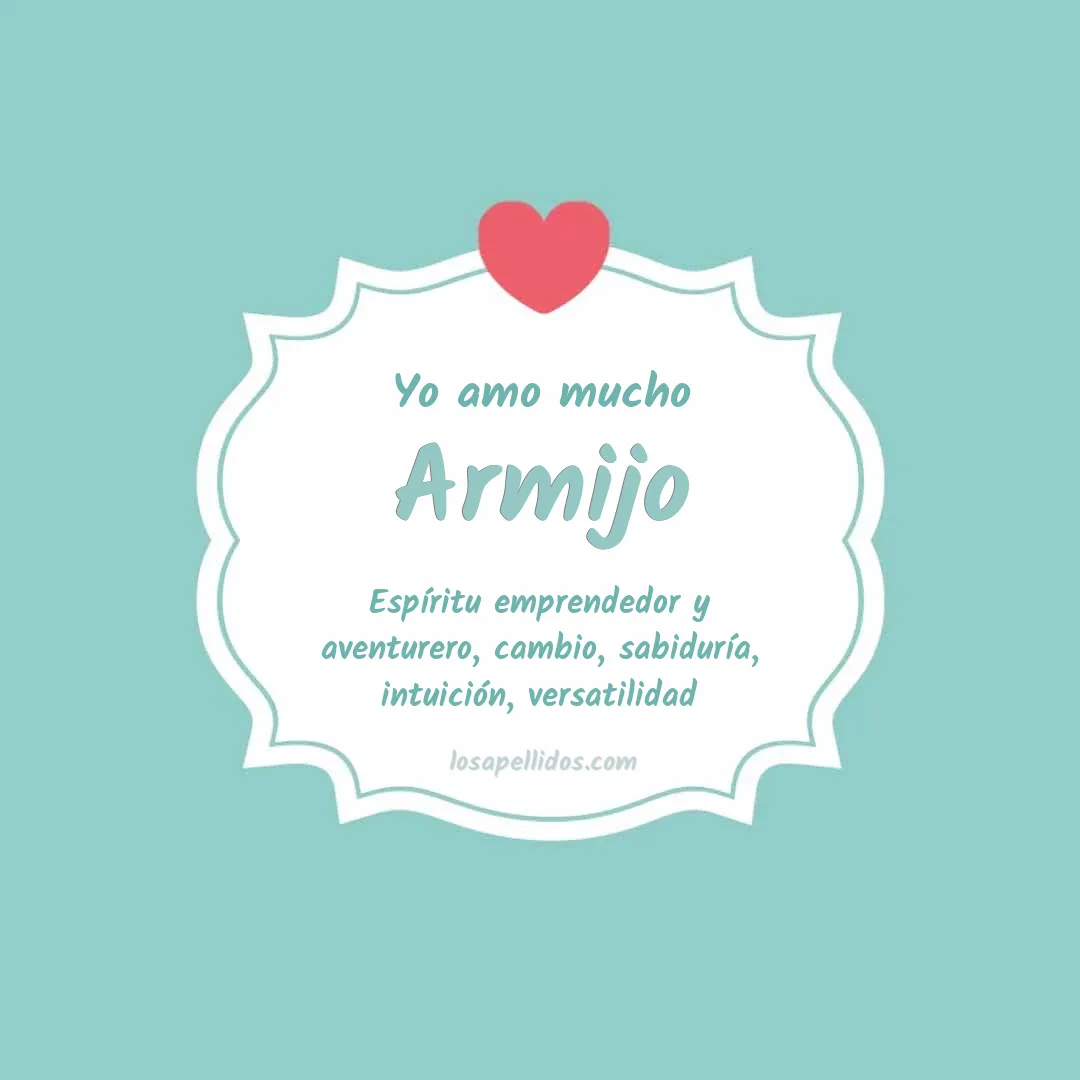 Yo amo mucho Armijo
