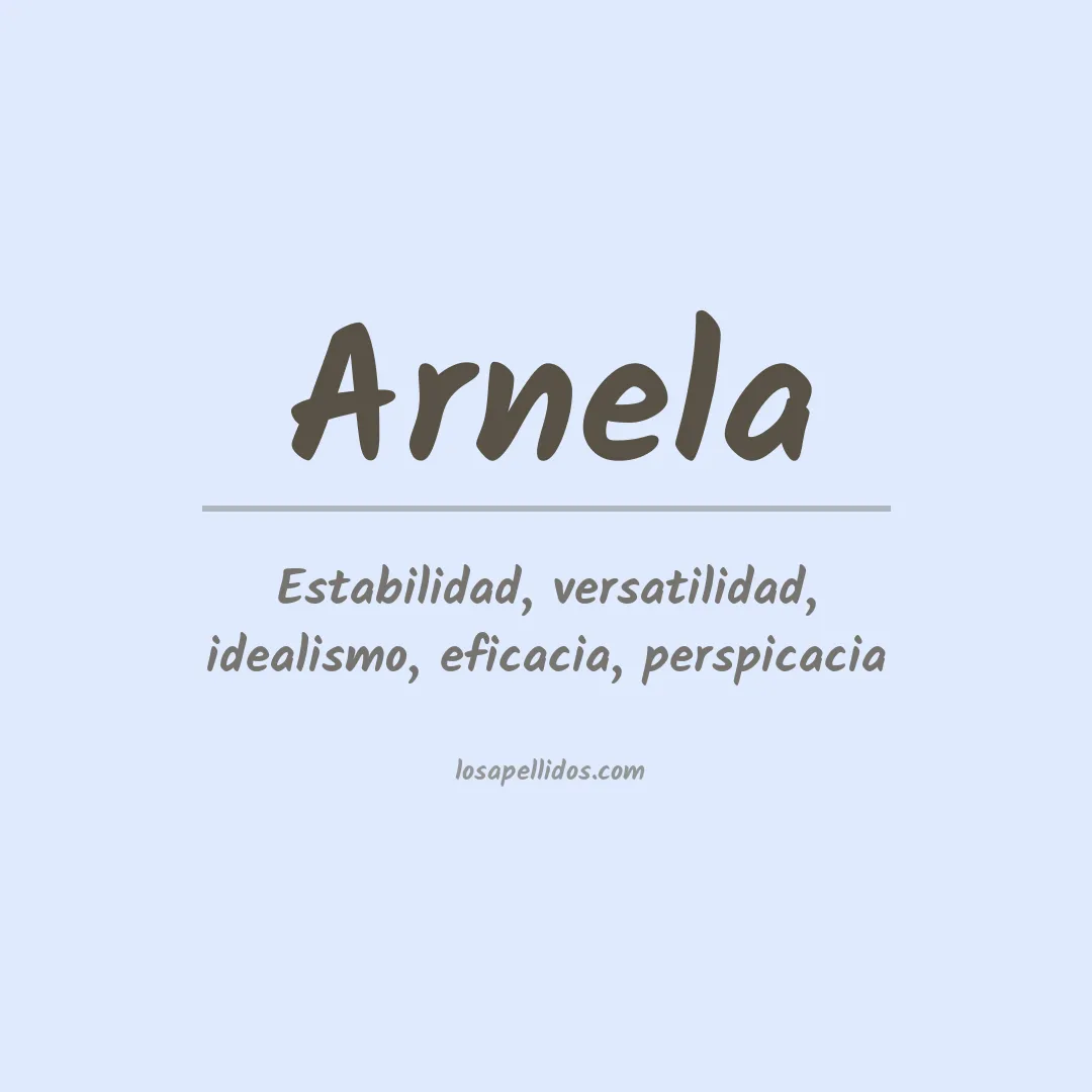 Significado del Apellido Arnela
