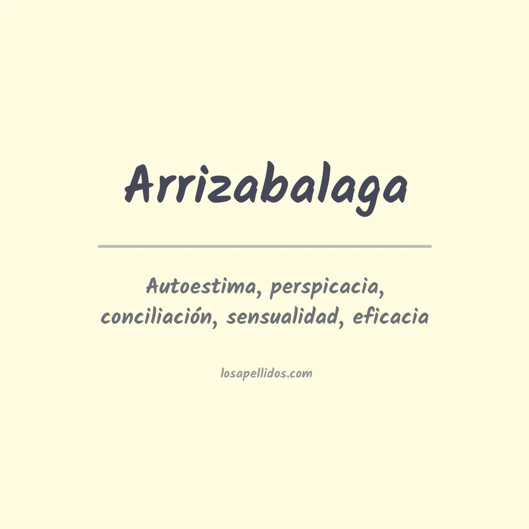 Significado del Apellido Arrizabalaga