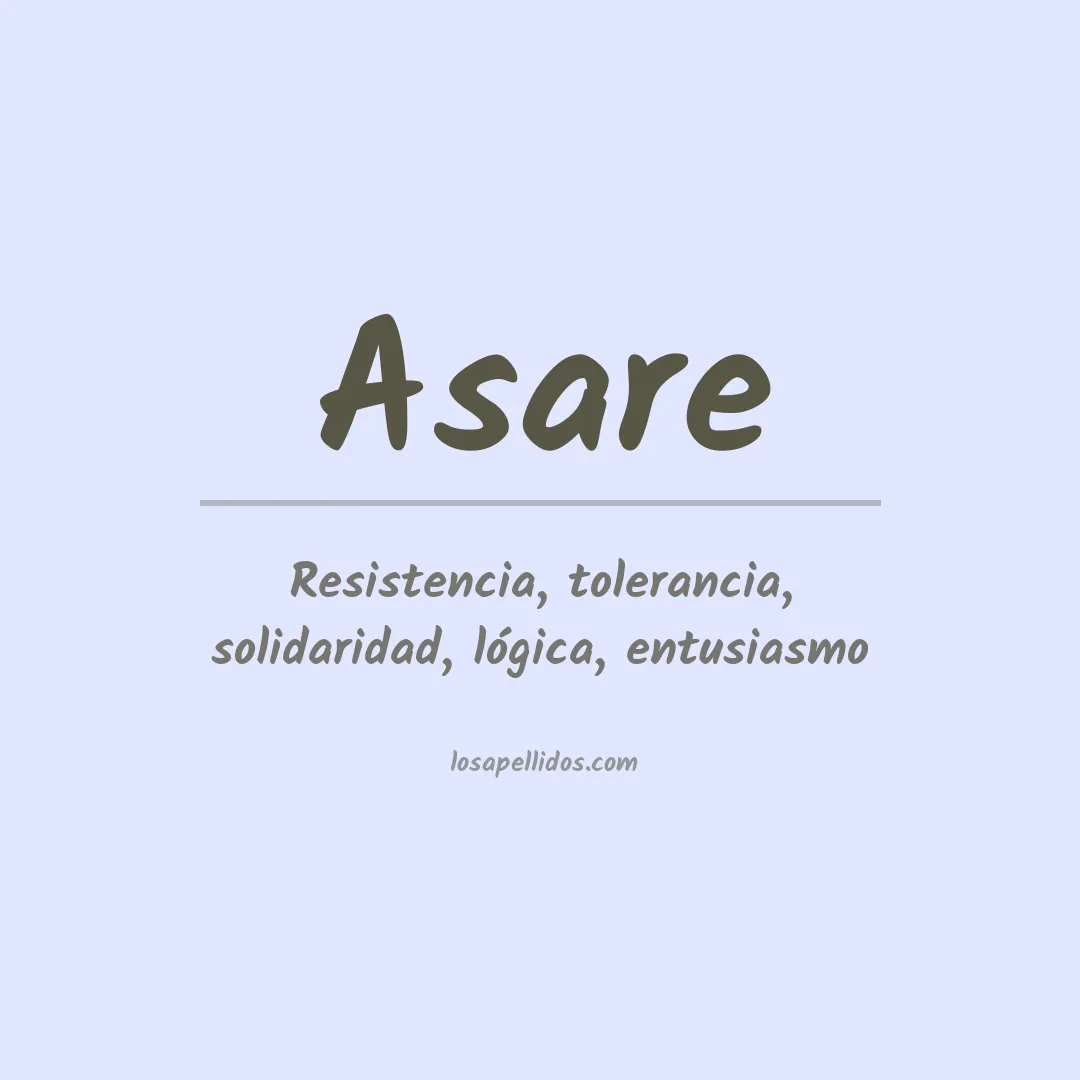 Apellido Asare