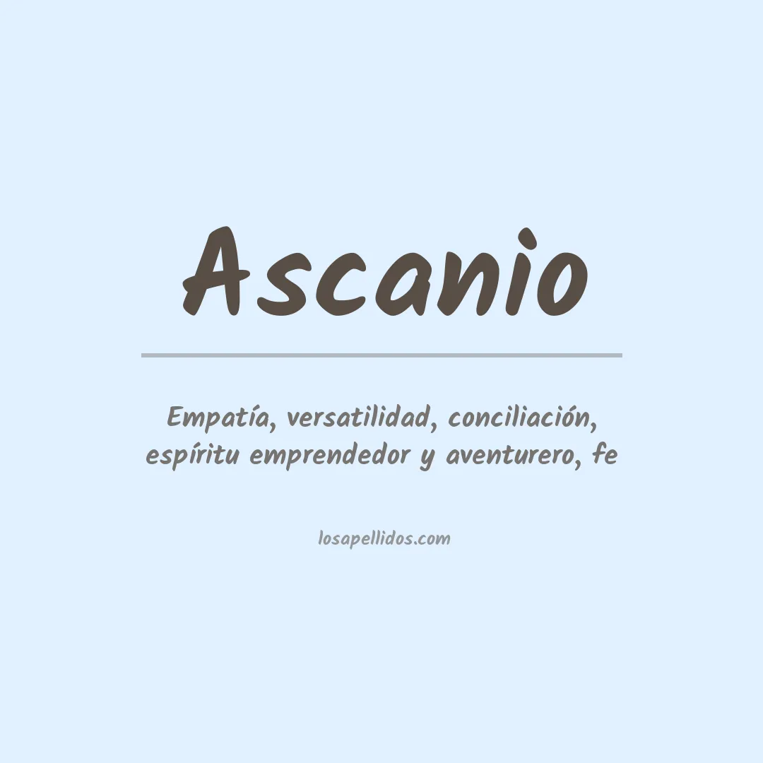Significado del Apellido Ascanio