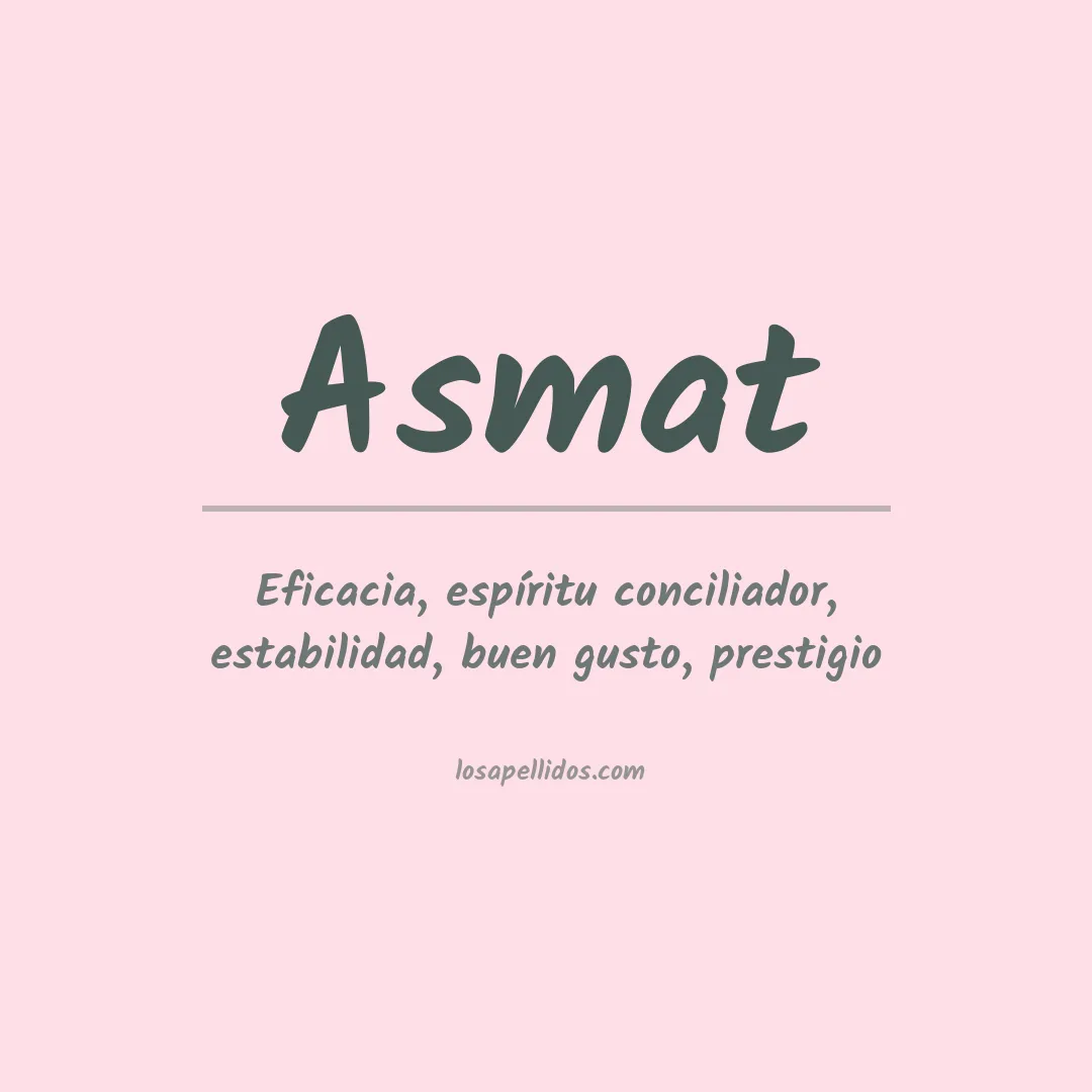 Significado del Apellido Asmat