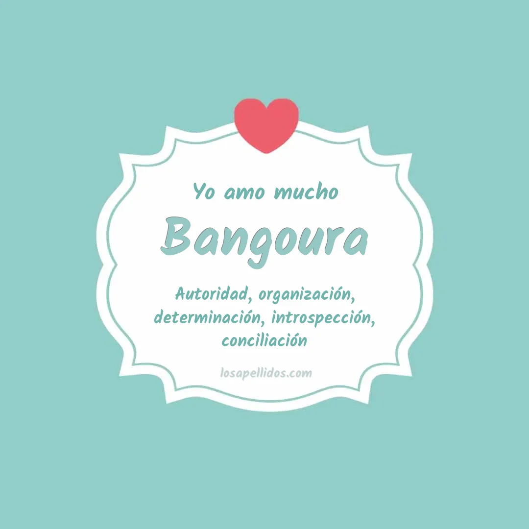 Yo amo mucho Bangoura