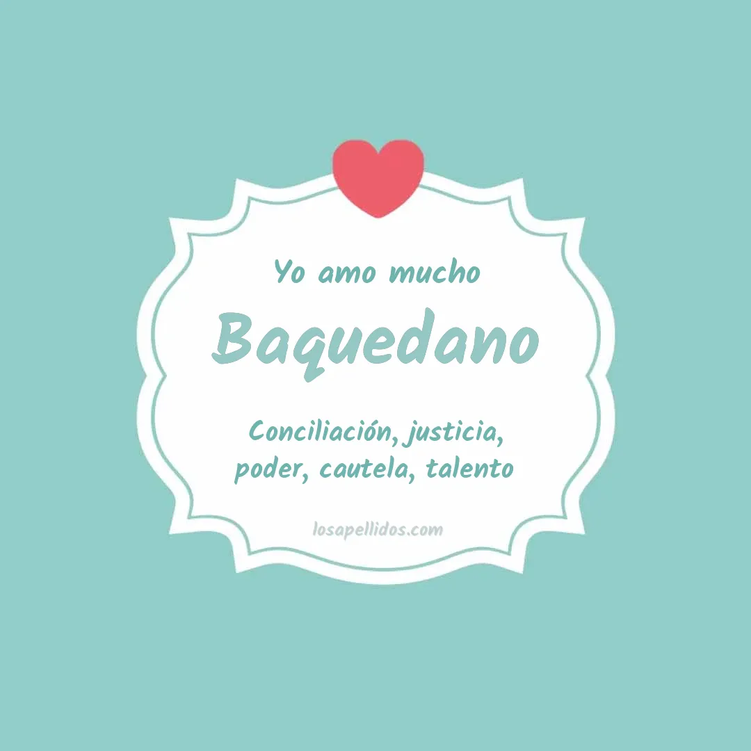 Yo amo mucho Baquedano