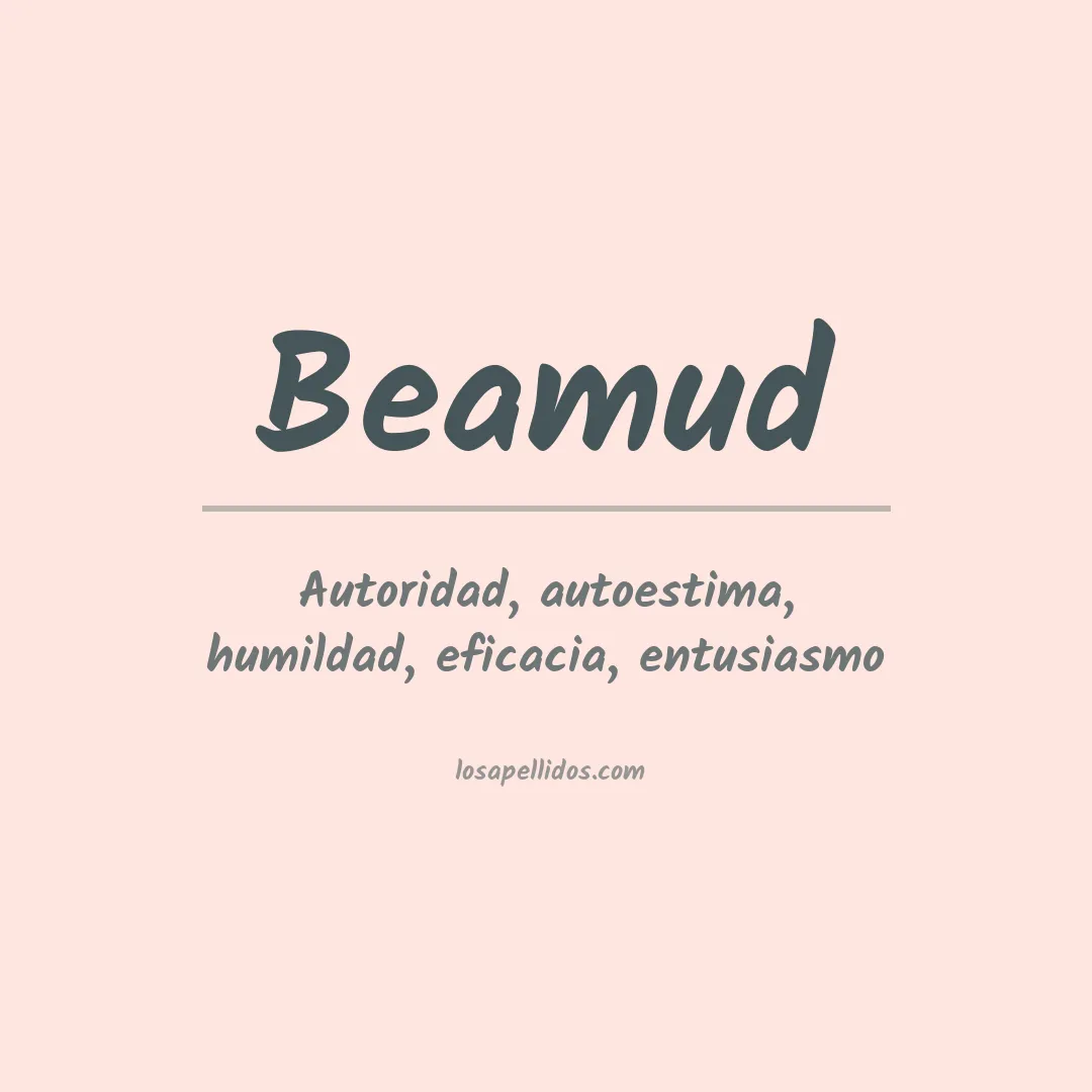 Significado del Apellido Beamud