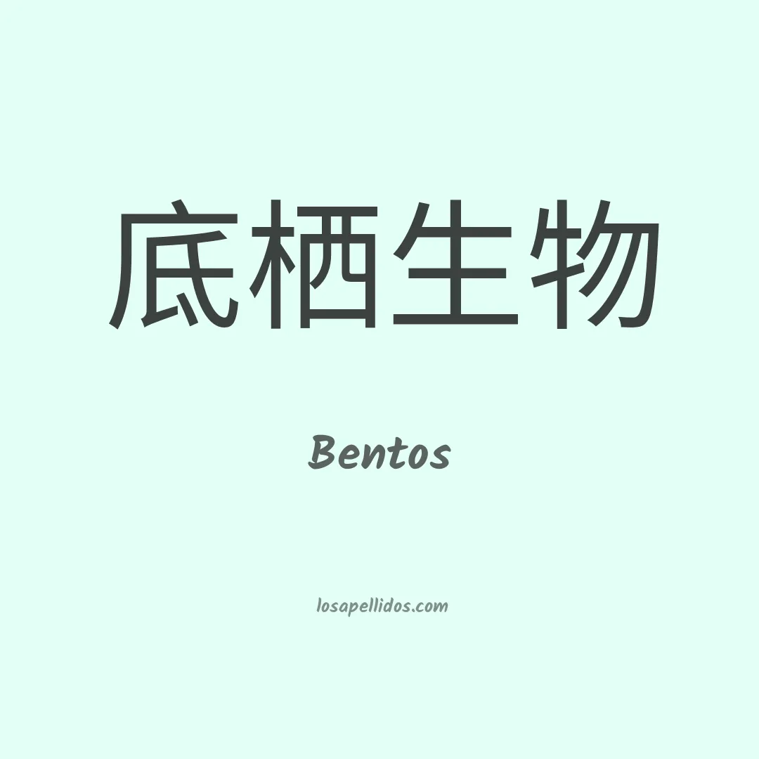 Bentos en chino