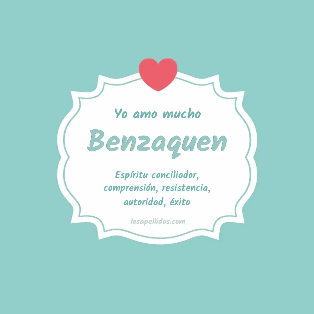 Yo amo mucho Benzaquen