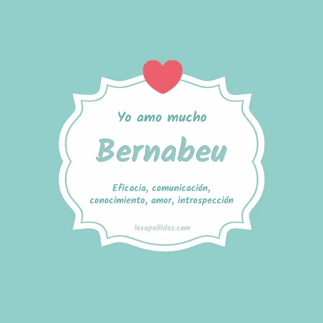Yo amo mucho Bernabeu