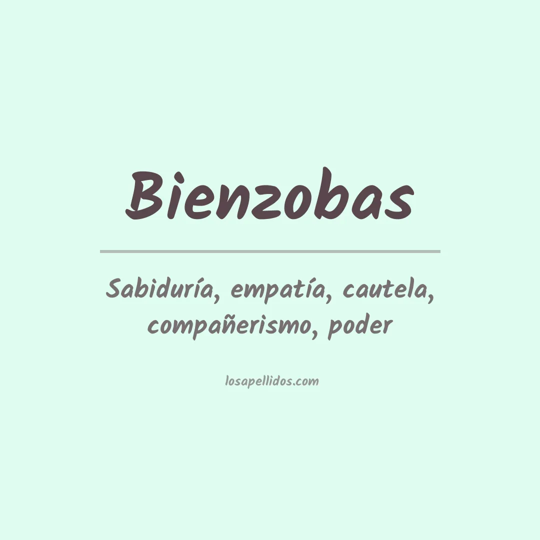 Significado del Apellido Bienzobas