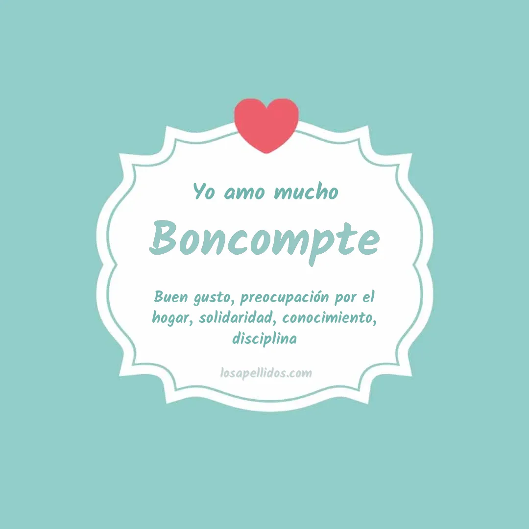 Yo amo mucho Boncompte