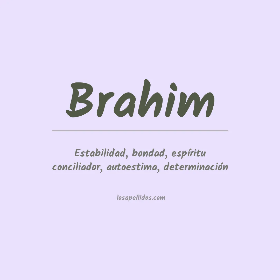 Apellido Brahim