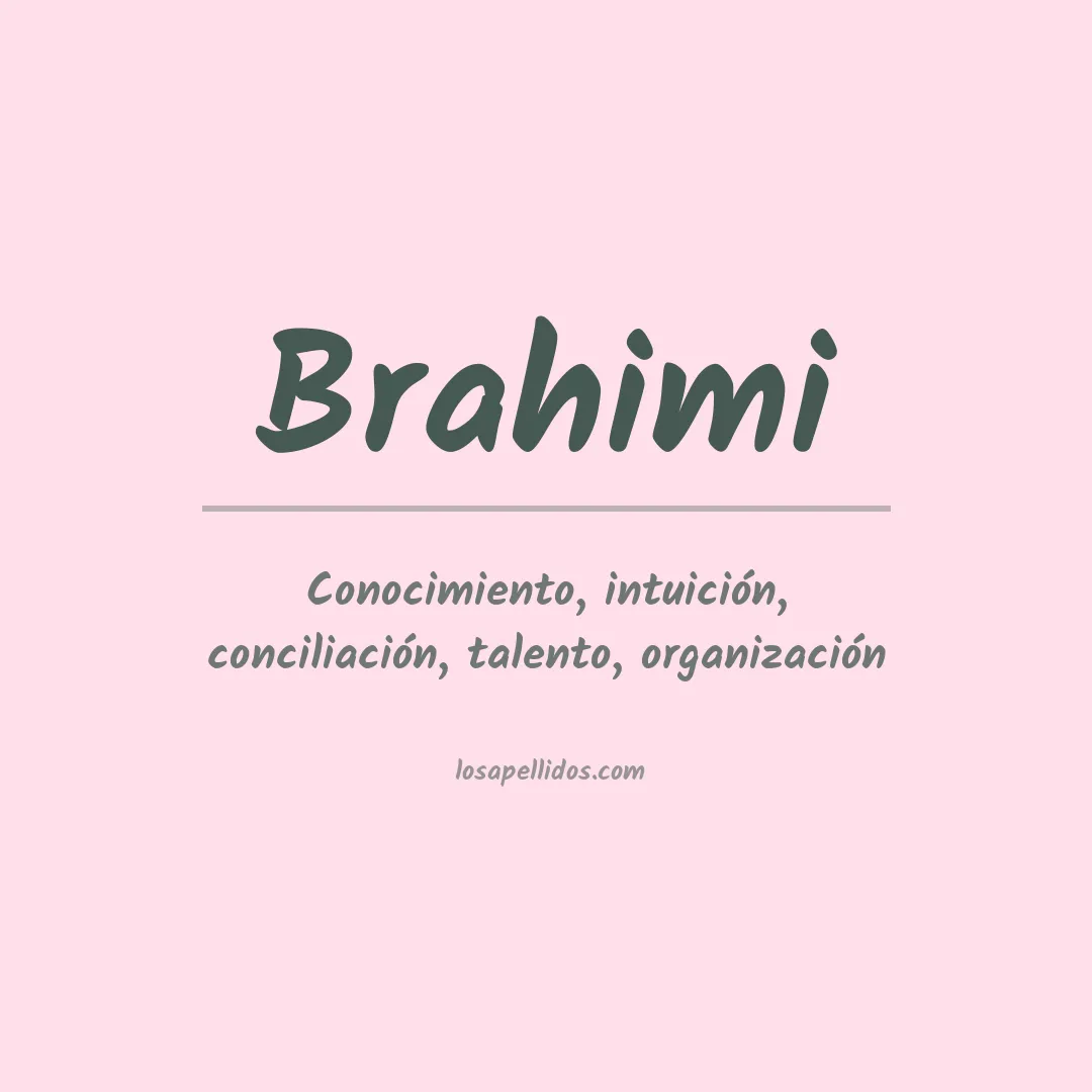 Apellido Brahimi