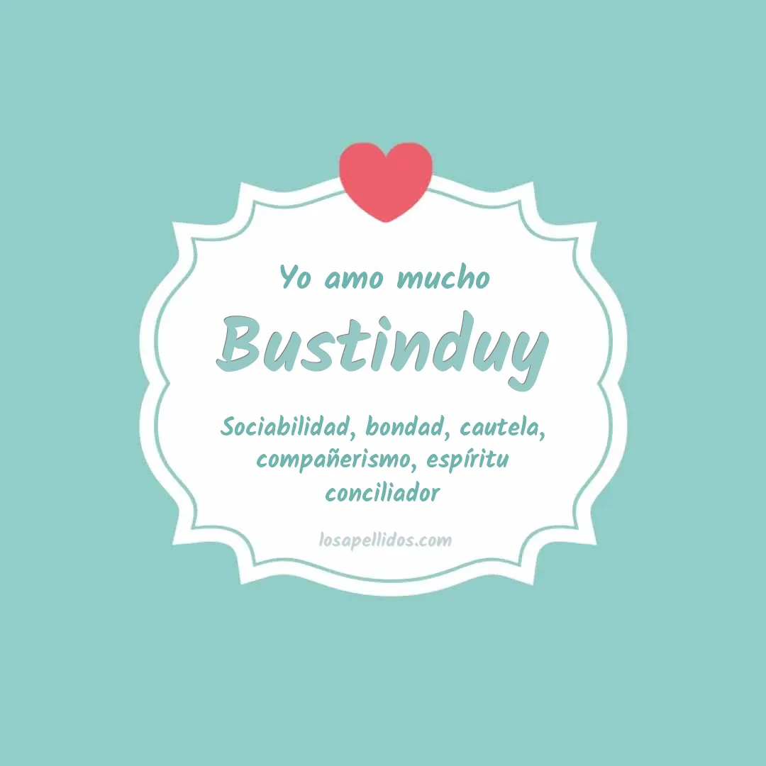 Yo amo mucho Bustinduy