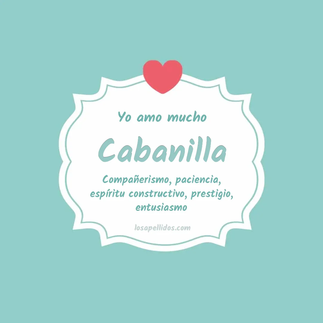 Yo amo mucho Cabanilla
