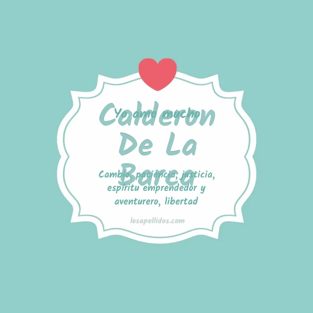 Yo amo mucho Calderon de la barca