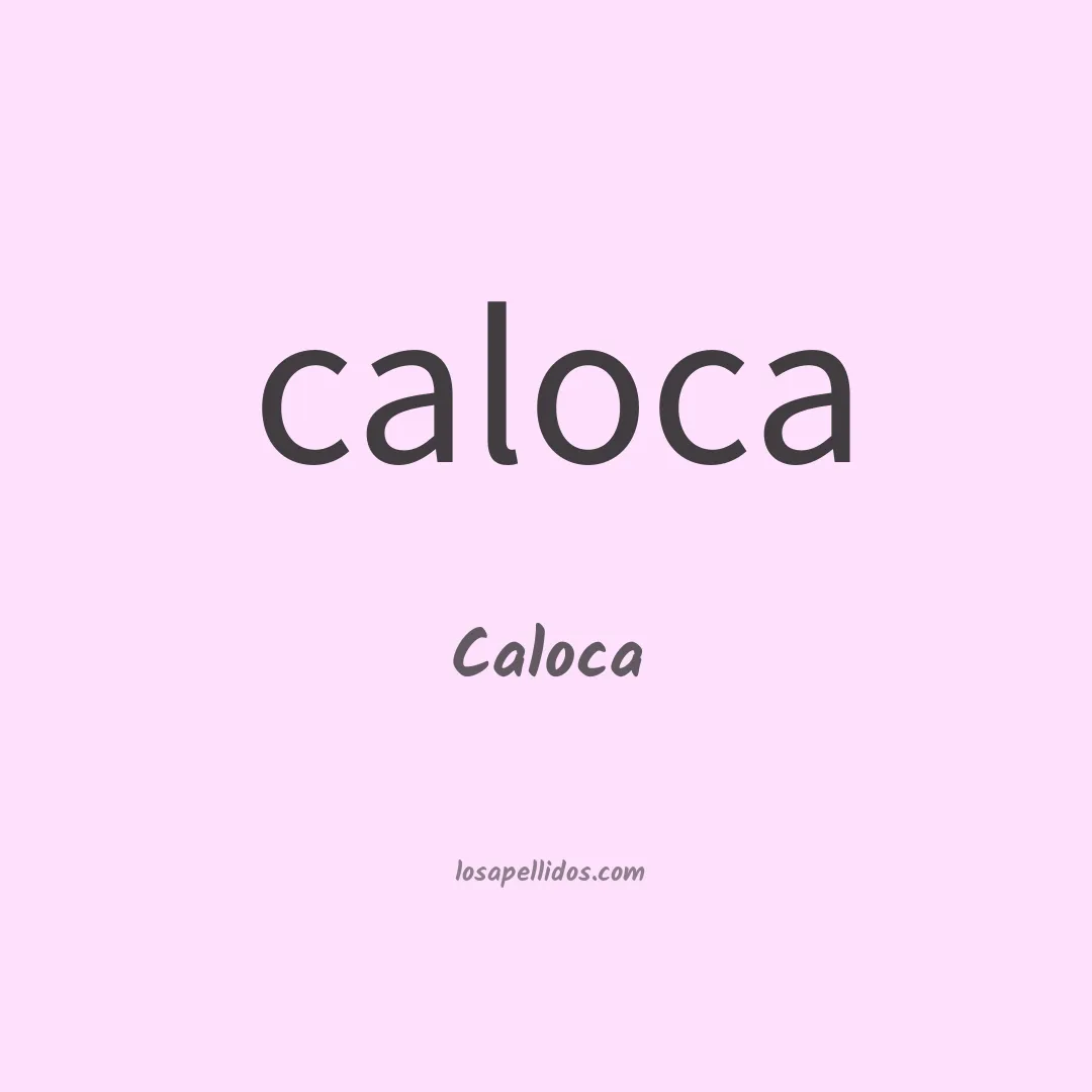 Caloca en chino
