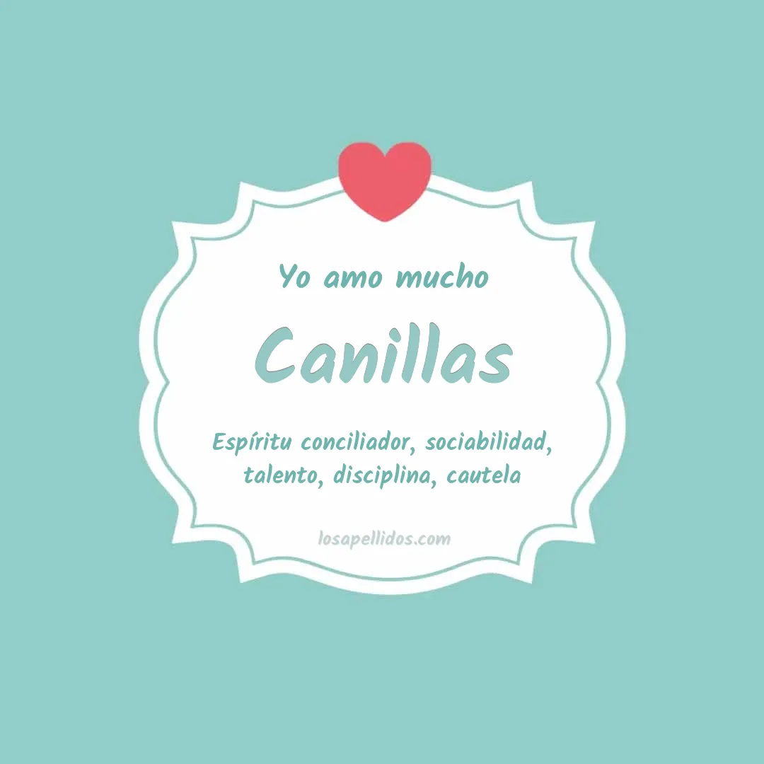 Yo amo mucho Canillas