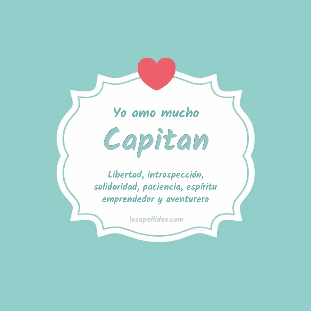 Yo amo mucho Capitan