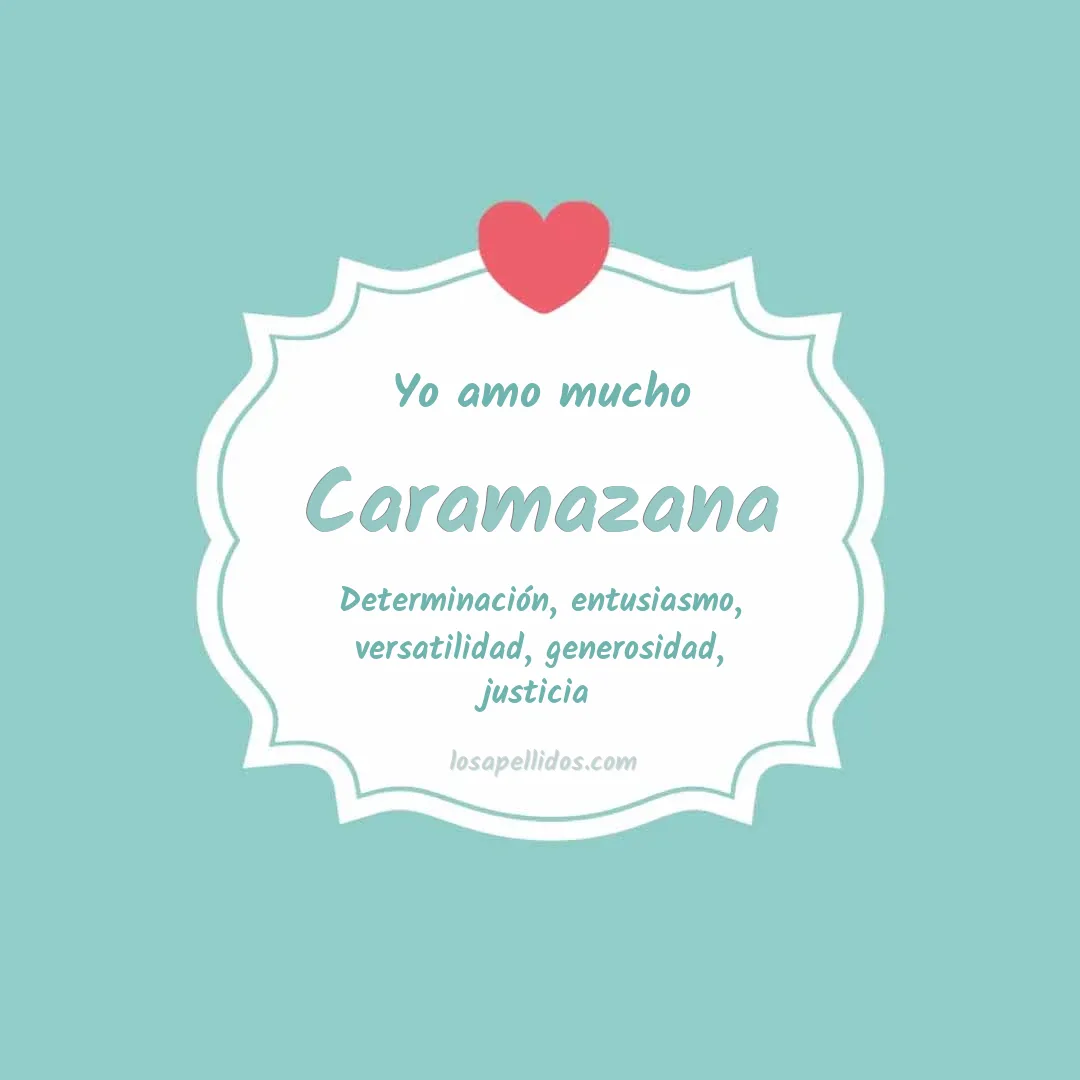 Yo amo mucho Caramazana