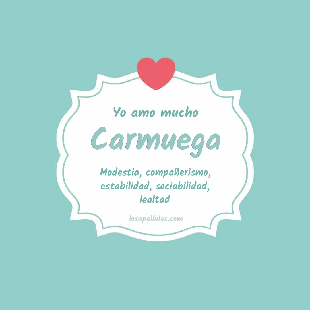 Yo amo mucho Carmuega