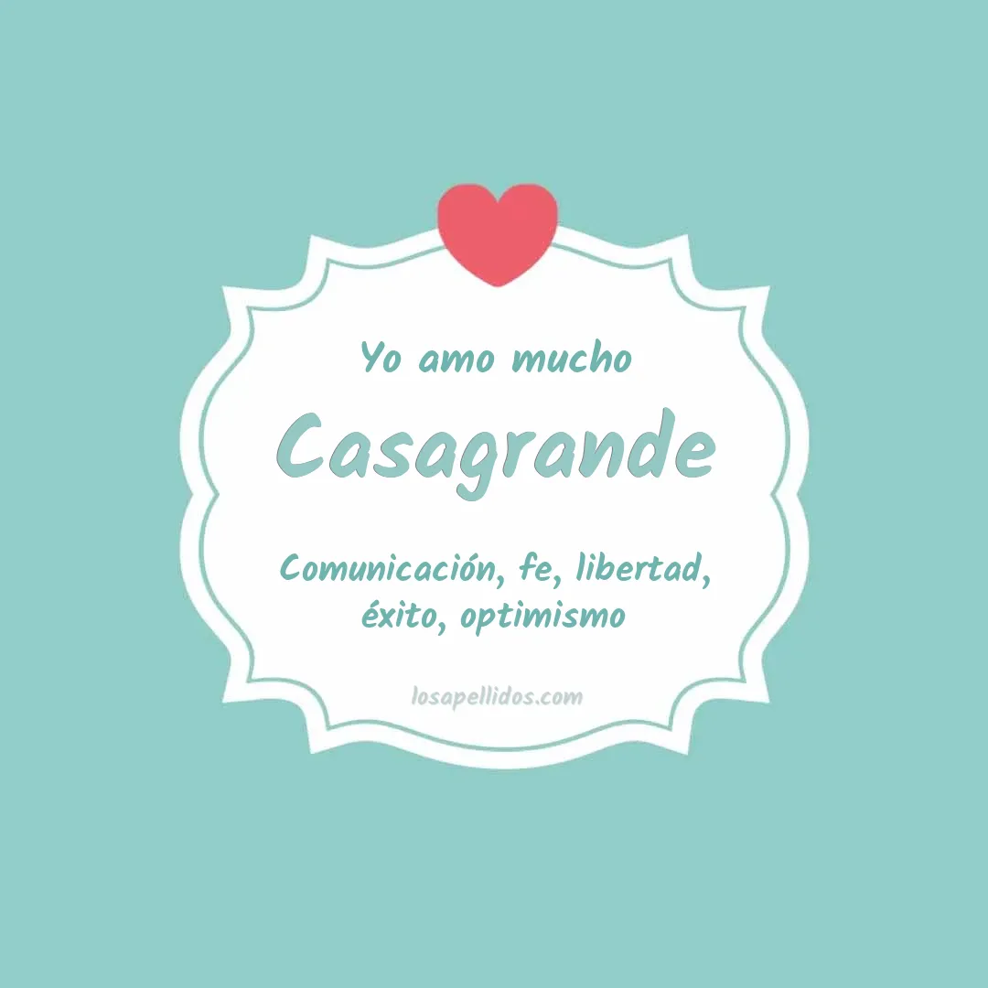 Yo amo mucho Casagrande