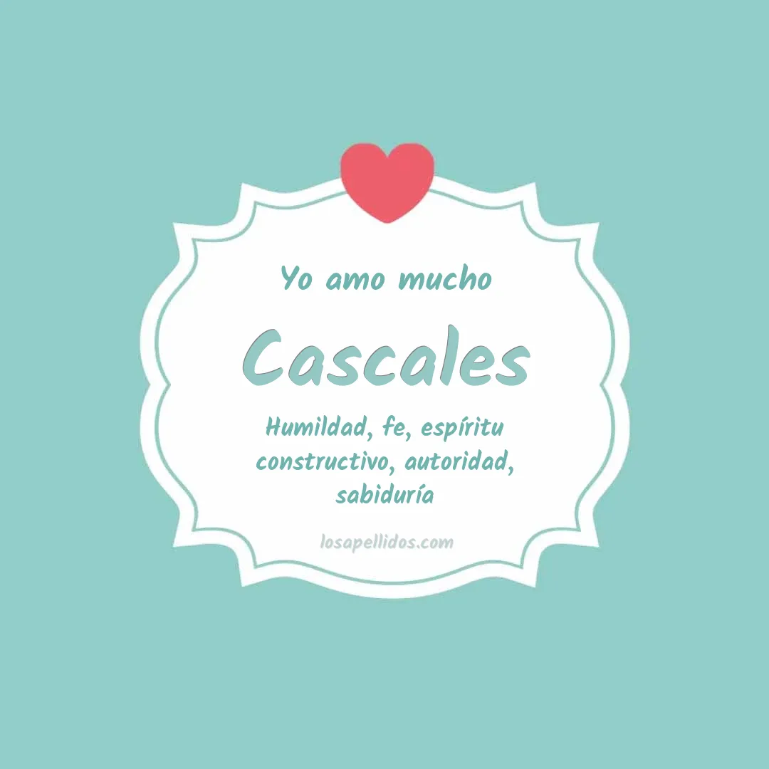 Yo amo mucho Cascales