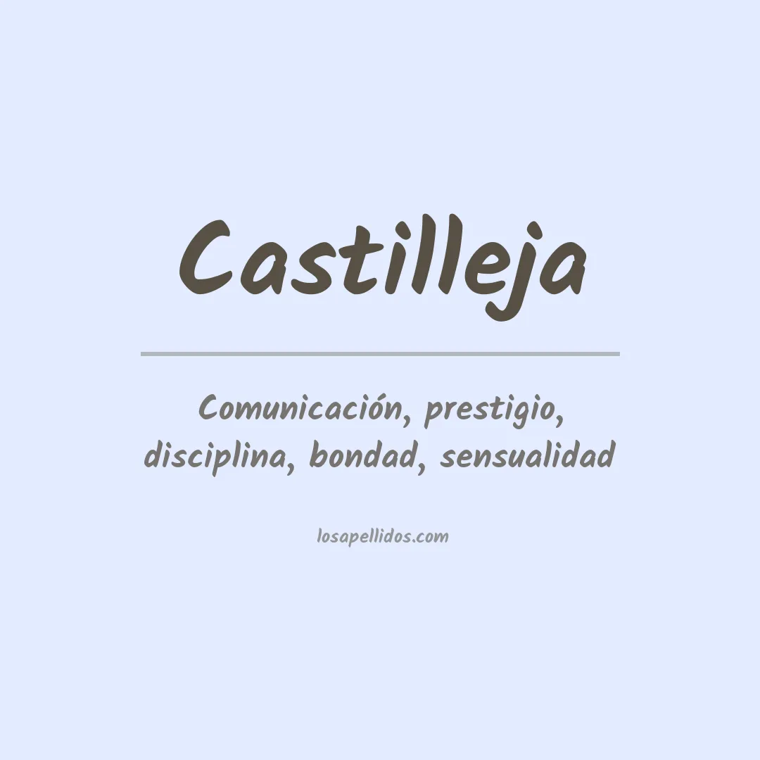 Significado del Apellido Castilleja
