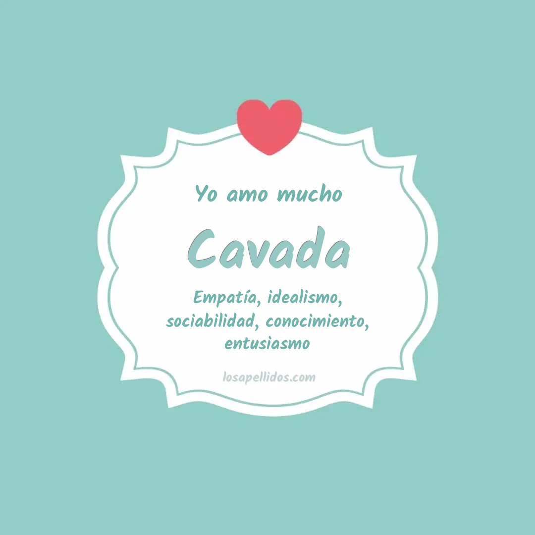 Yo amo mucho Cavada