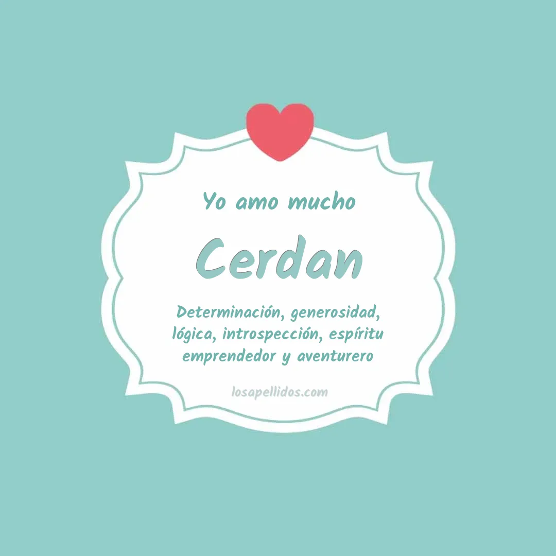 Yo amo mucho Cerdan